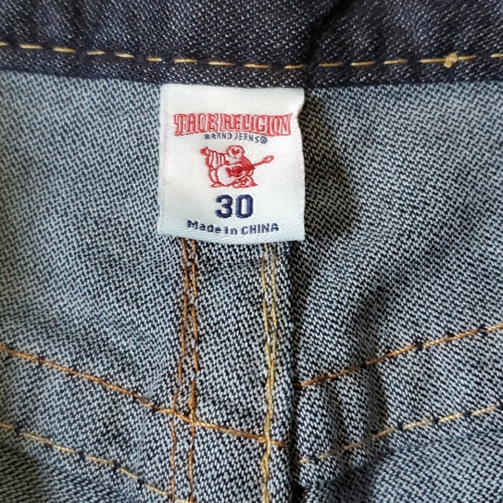 Men True Religion Skinny No Flap Big T Jeans Sz 30 - Picture 7 of 8